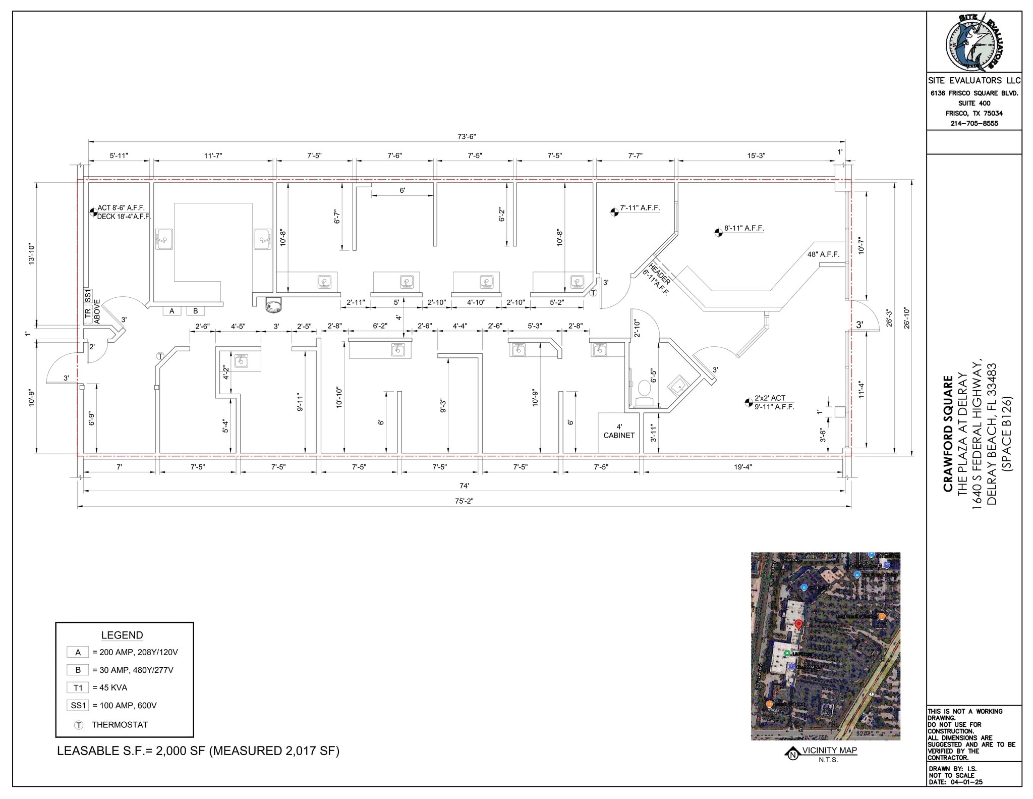 1490-1732 S Federal Hwy, Delray Beach, FL for lease Site Plan- Image 1 of 2