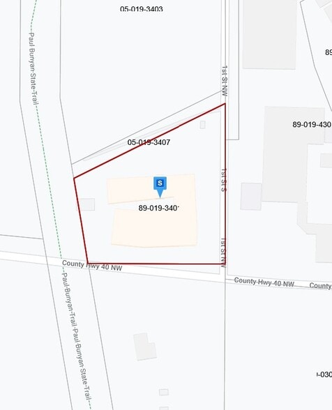 501 1st St S, Hackensack, MN à vendre - Plan cadastral - Image 3 de 5