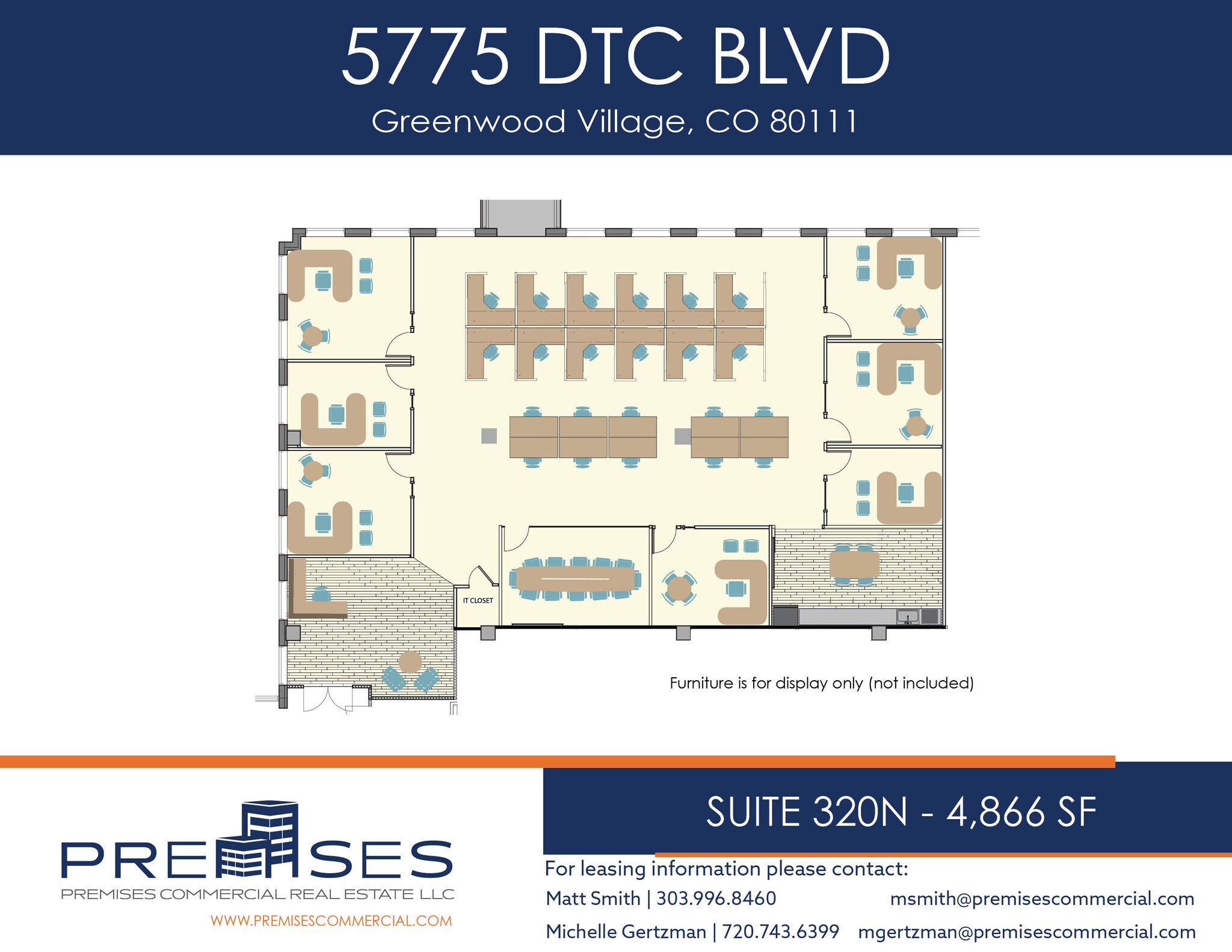 5775 Dtc Blvd, Greenwood Village, CO à louer Plan d’étage- Image 1 de 1