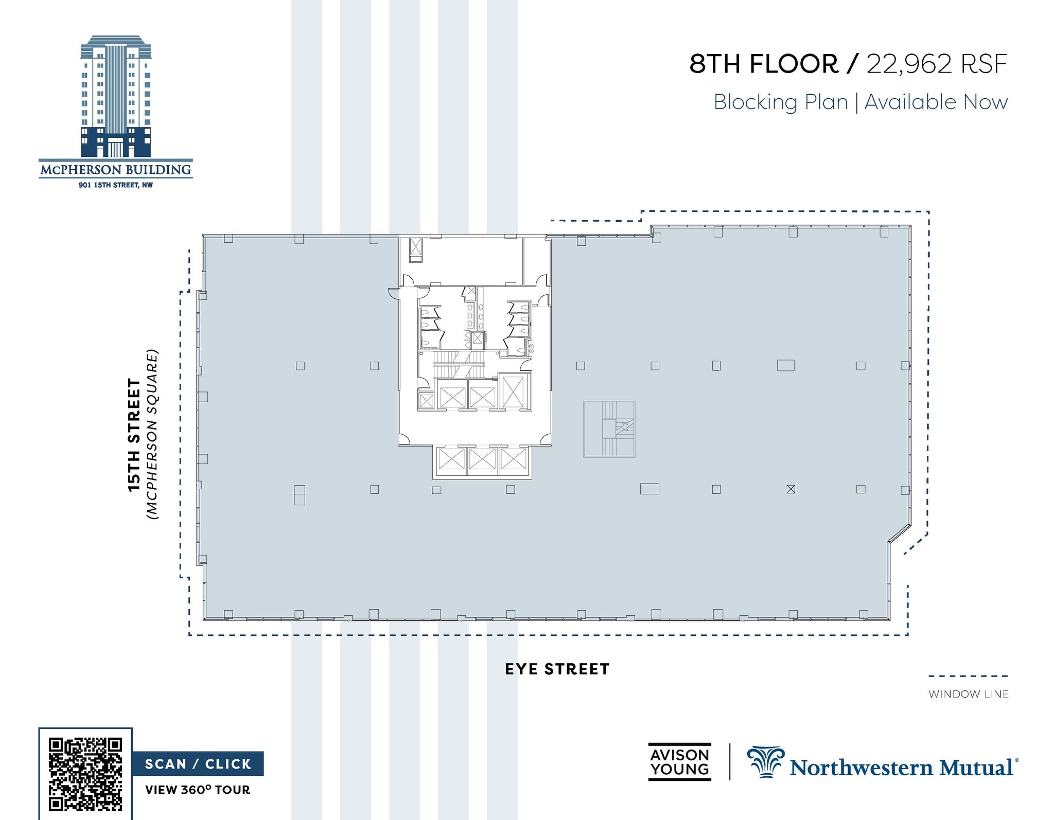 901 15th St NW, Washington, DC à louer Plan d’étage- Image 1 de 1