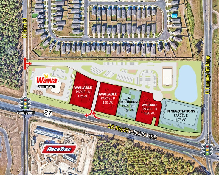 US Hwy 27 & O'Brien Road, Groveland, FL for lease - Building Photo - Image 2 of 2