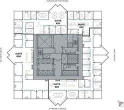 2121 Avenue of the Stars, Century City, CA à louer Plan d’étage- Image 1 de 1
