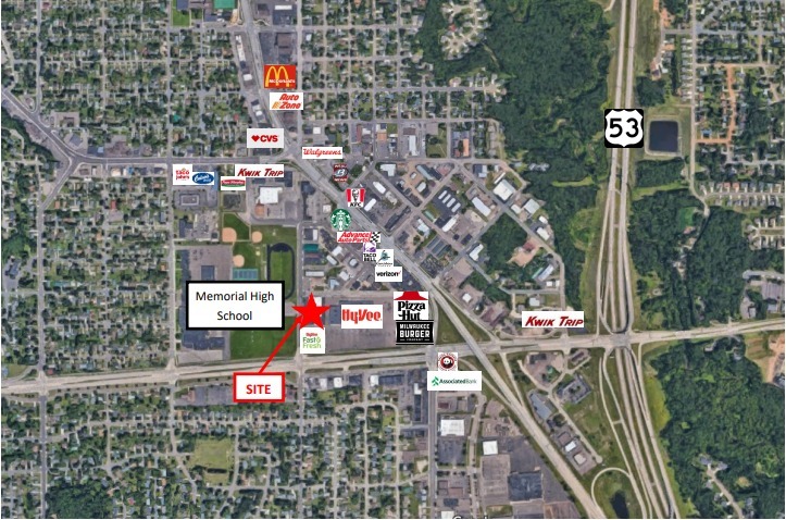 2209-2200 Fairfax St, Eau Claire, WI for lease - Aerial - Image 3 of 3