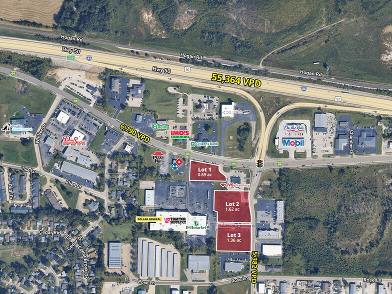 West Osage Street and Country Club Estates Dr, Pacific, MO à louer - Photo principale - Image 1 de 1