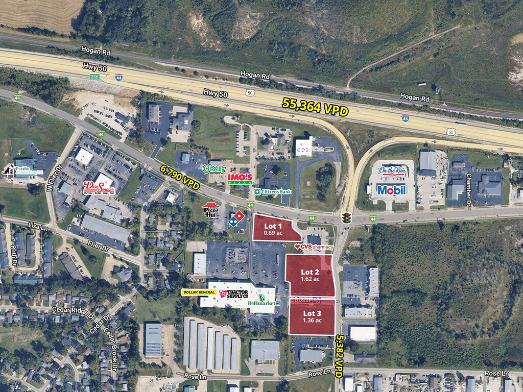 West Osage Street and Country Club Estates Dr, Pacific, MO à louer Photo principale- Image 1 de 2