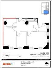 78-80 Richmond St W, Toronto, ON for lease Floor Plan- Image 1 of 1