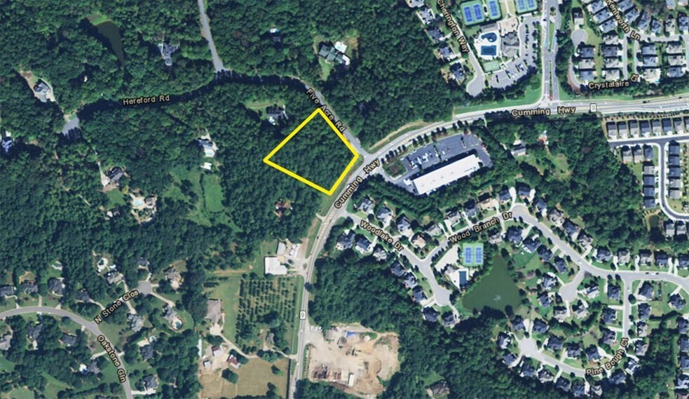Hwy 9 & Five Acre Rd, Alpharetta, GA for sale - Primary Photo - Image 1 of 4