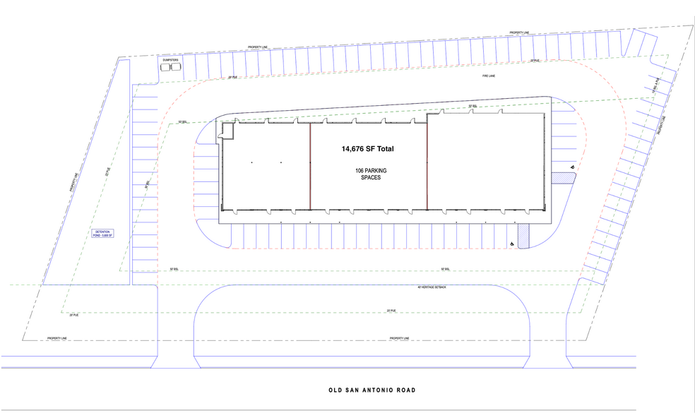 127 Old San Antonio rd, Boerne, TX à louer - Plan de site - Image 2 de 3