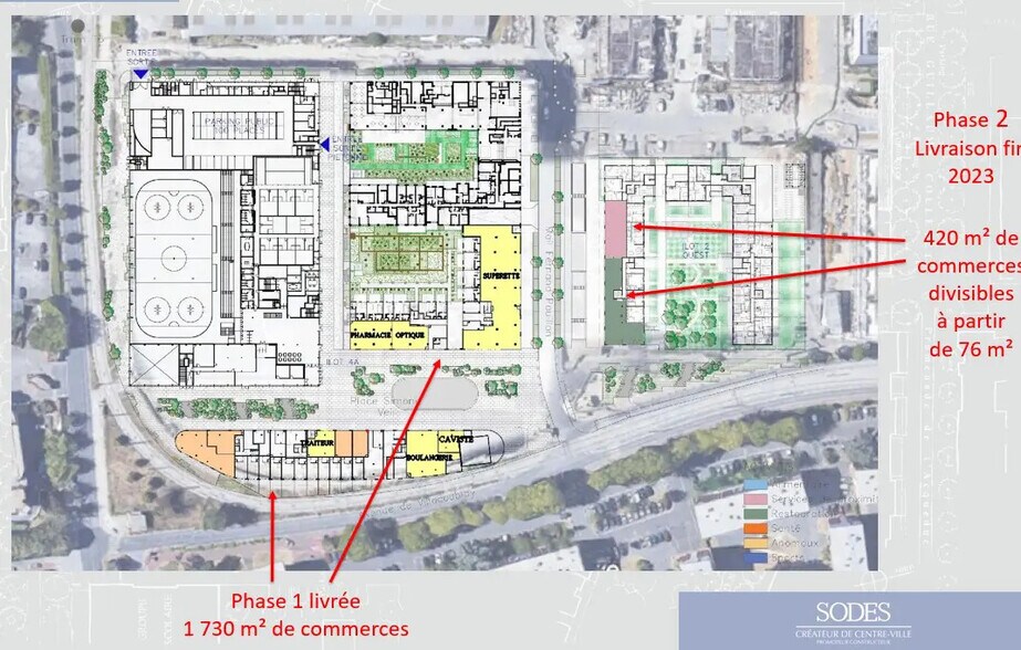 Commerce de détail dans Meudon à louer - Photo du bâtiment - Image 3 de 4
