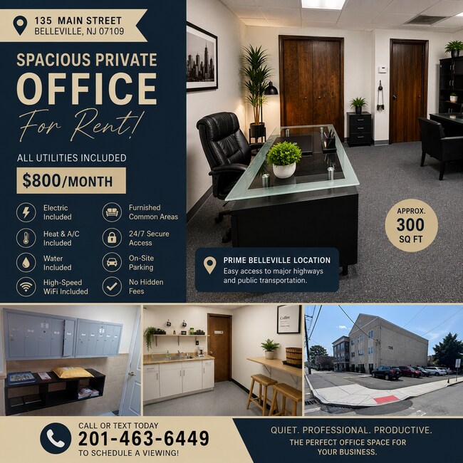 Plus de détails pour 135 Main St, Belleville, NJ - Bureau, Bureau/Commerce de détail à louer