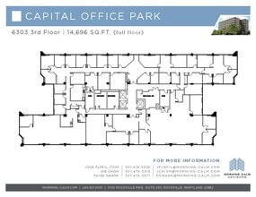 6303 Ivy Ln, Greenbelt, MD à louer Plan d  tage- Image 1 de 1