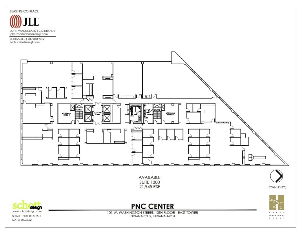 101-115 W Washington St, Indianapolis, IN for lease Floor Plan- Image 1 of 1