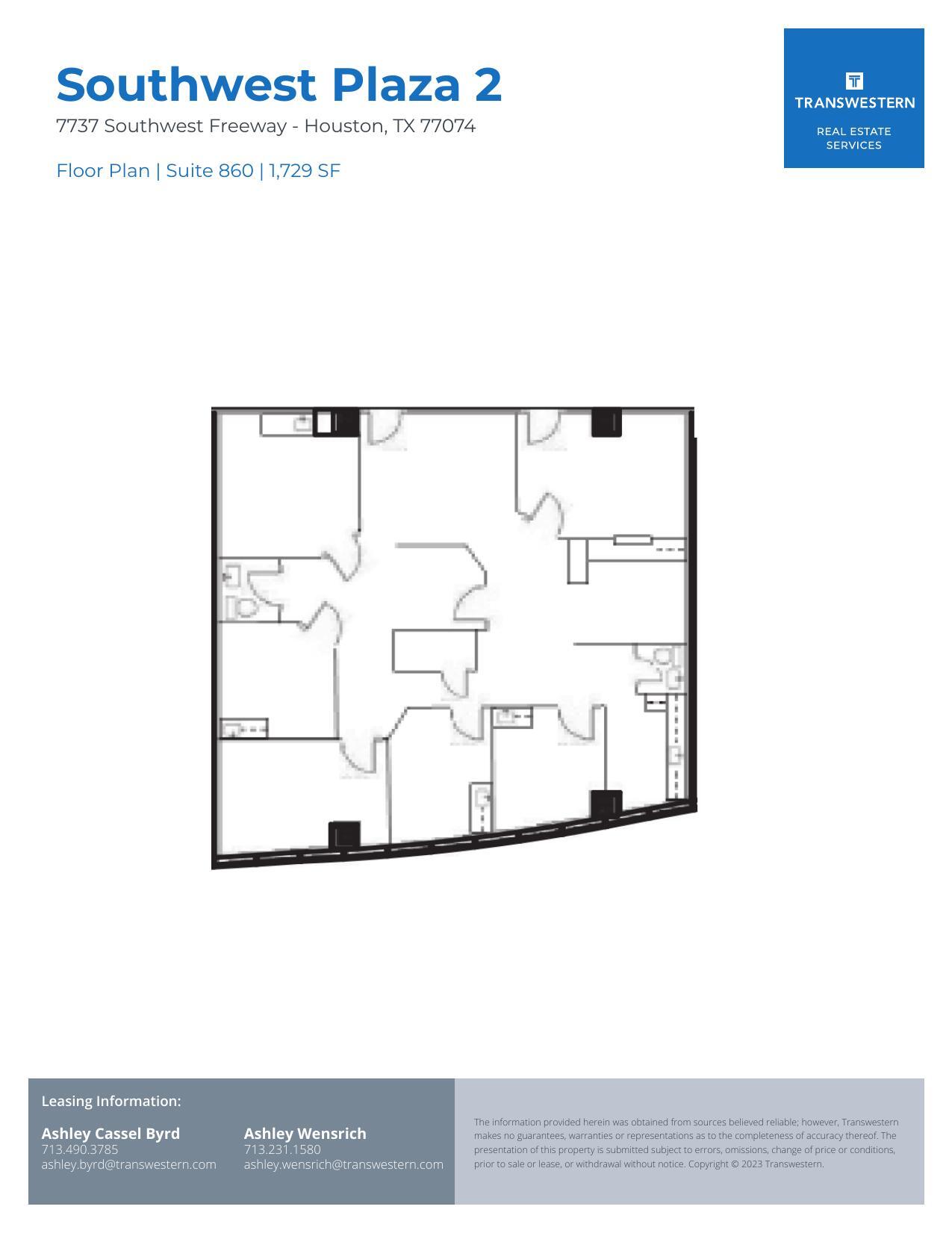 7737 Southwest Fwy, Houston, TX for lease Floor Plan- Image 1 of 1