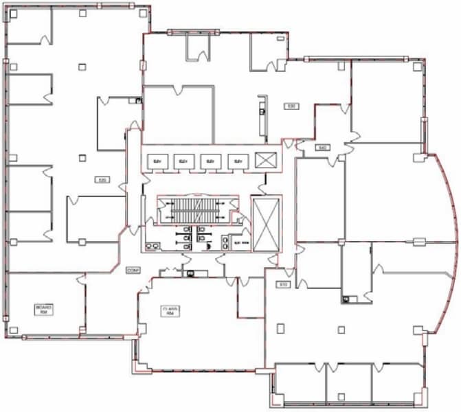 10909 Jasper Ave NW, Edmonton, AB for lease Floor Plan- Image 1 of 1