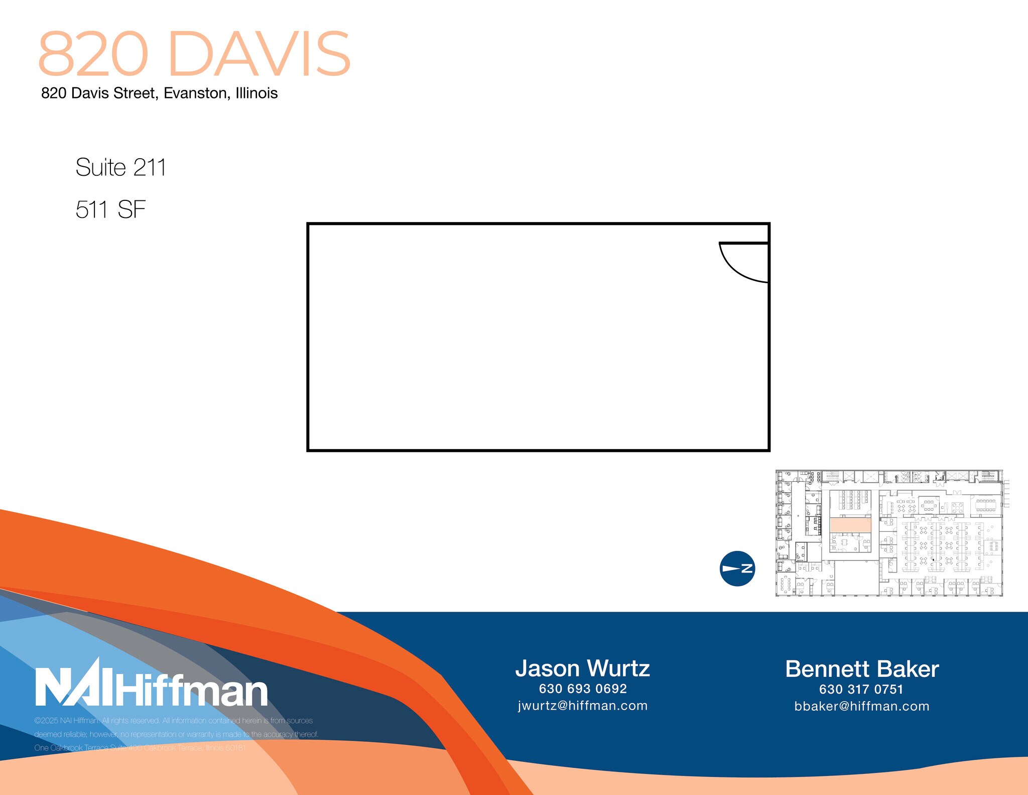 820 Davis St, Evanston, IL for lease Floor Plan- Image 1 of 1