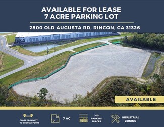 Plus de détails pour 2800 Old Augusta Rd, Rincon, GA - Terrain à louer