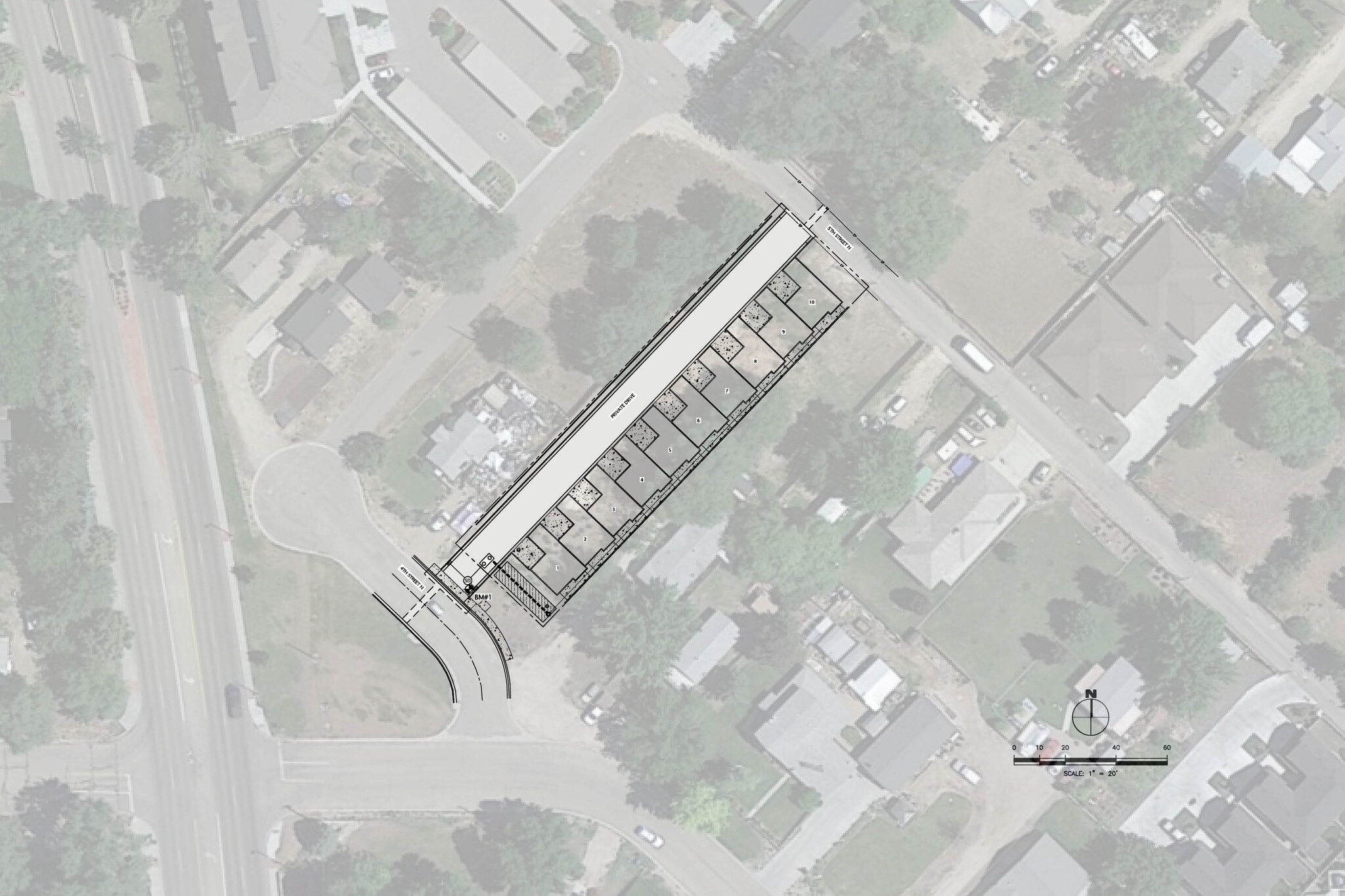 28 4th St N, Nampa, ID for sale Aerial- Image 1 of 5