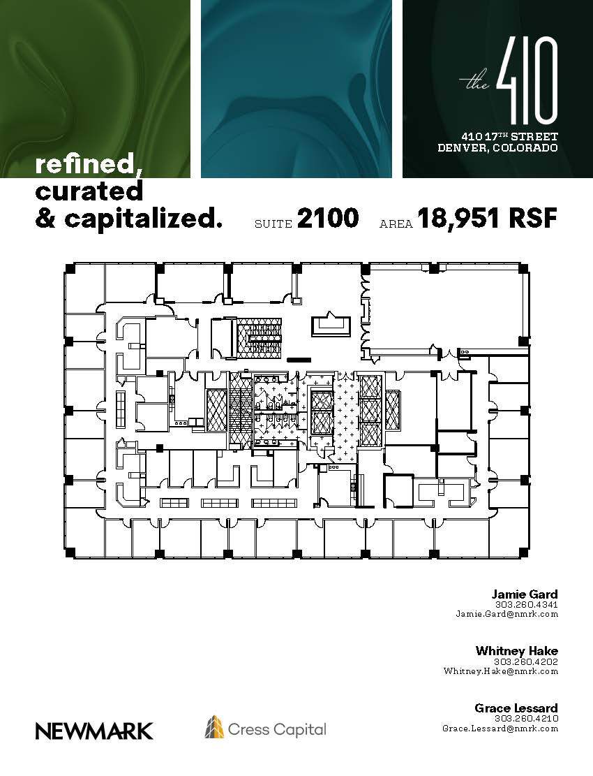 410 17th St, Denver, CO for lease Floor Plan- Image 1 of 1