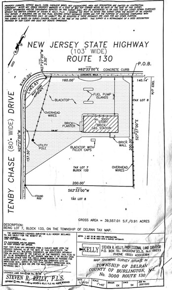 3000 US 130, Delran, NJ à vendre - Plan de site - Image 3 de 4