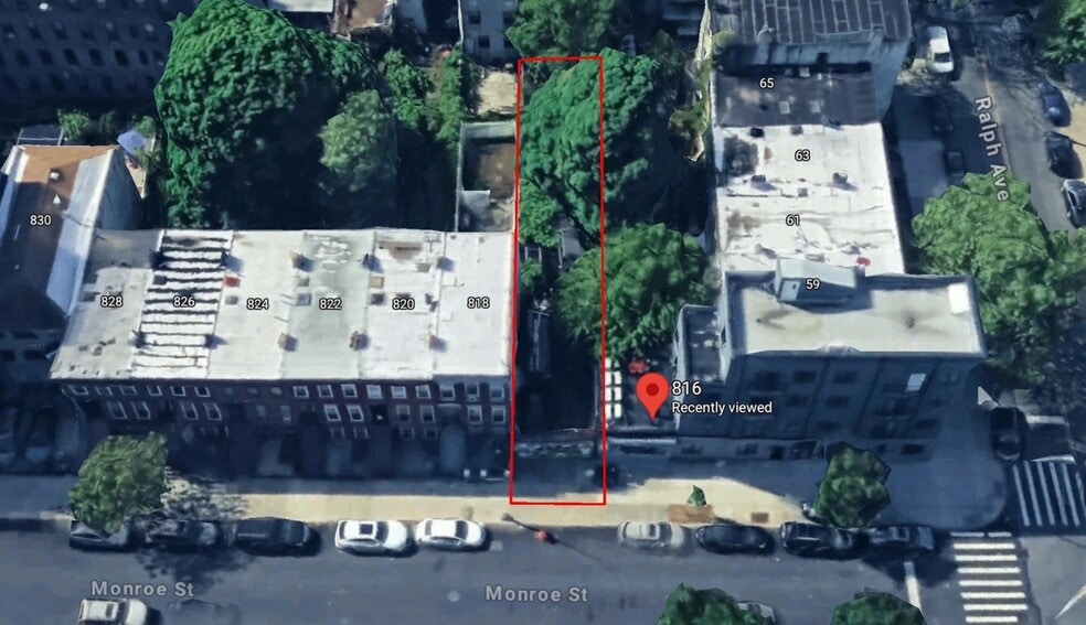 4818 Lot 10 Monroe St, Brooklyn, NY à vendre - Aérien - Image 2 de 9