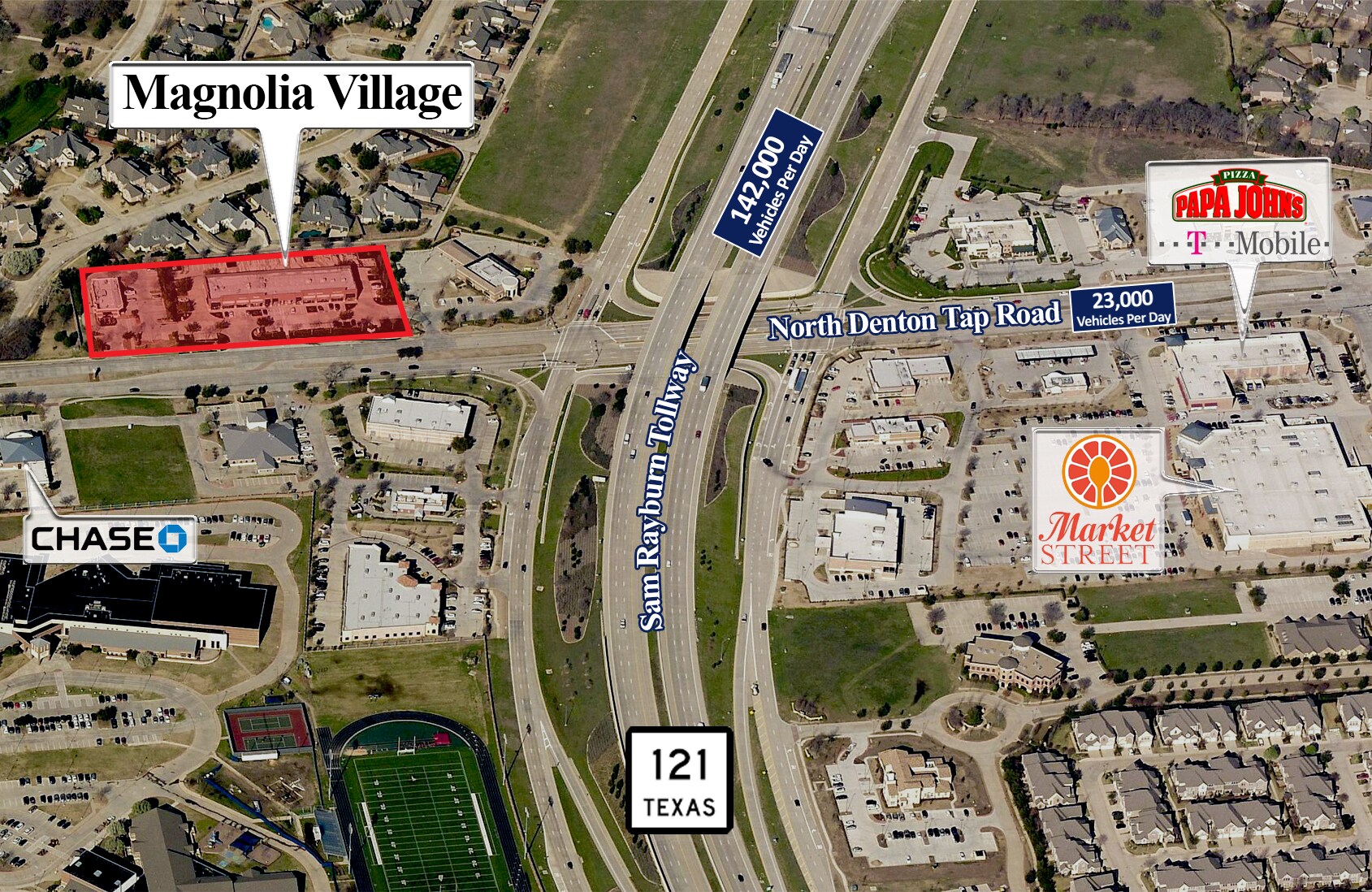 651 N Denton Tap Rd, Coppell, TX à louer Aérien- Image 1 de 3