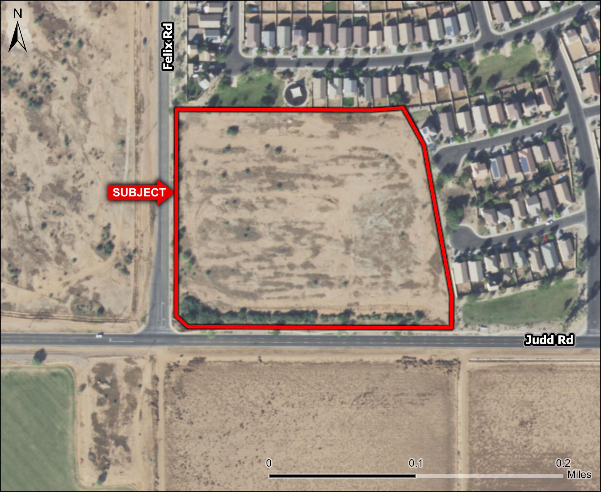 NE Judd Rd & Felix Rd, Florence, AZ à vendre Aérien- Image 1 de 4