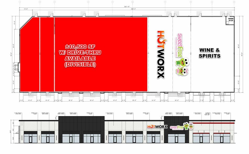 NWC Avondale-Haslet & Sendera Ranch Blvd, Haslet, TX à vendre - Plan d’étage - Image 2 de 3