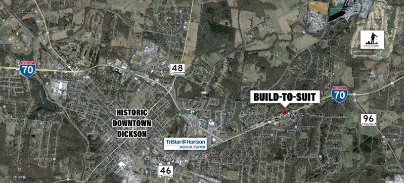 Highway 70 East, Dickson, TN à louer - Aérien - Image 2 de 6