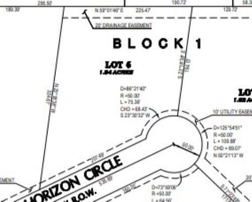 6511 Horizon Cir, Waco, TX for sale - Plat Map - Image 2 of 2