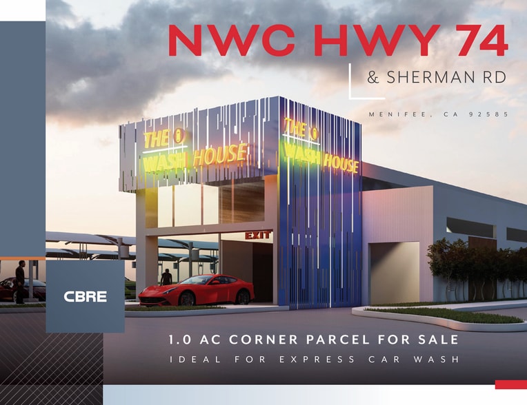 NWC of CA-74 & Sherman Road, Menifee, CA for sale - Primary Photo - Image 1 of 1