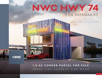 Plus de détails pour NWC of CA-74 & Sherman Road, Menifee, CA - Terrain à vendre
