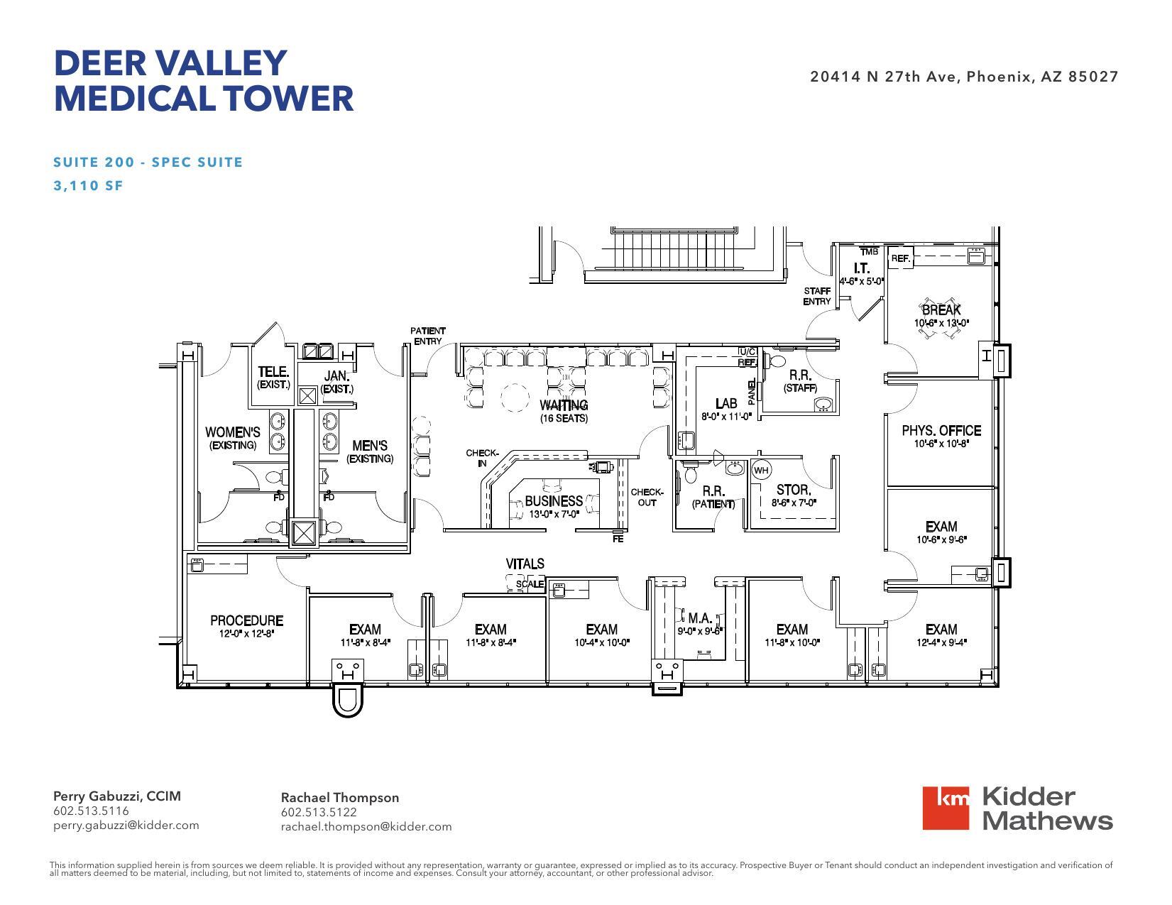 20414 N 27th Ave, Phoenix, AZ for lease Floor Plan- Image 1 of 7