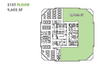 100 N Main St, Winston-Salem, NC à louer Plan d  tage- Image 1 de 1