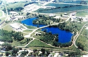 1100 S Harrison, Mason City, IA - AERIAL  map view