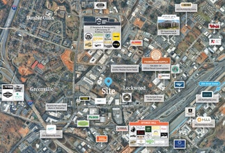 519 Armour Dr, Charlotte, NC - Aerial  map view