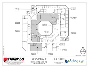 34505 W 12 Mile Rd, Farmington Hills, MI for lease Floor Plan- Image 2 of 2
