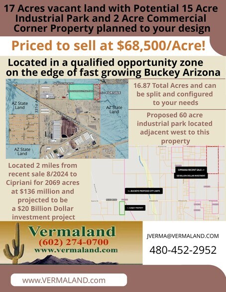 Baseline Rd and 324th Avenue, Tonopah, AZ à vendre - Aérien - Image 2 de 2