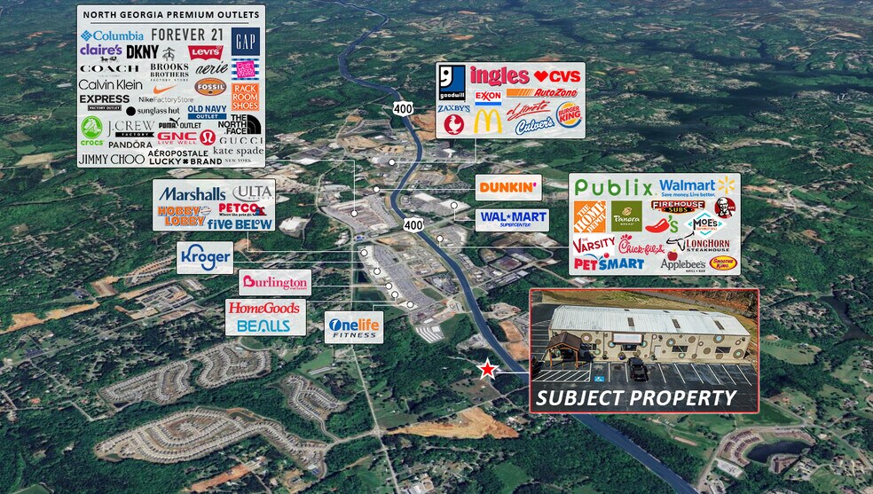 2054 Highway 400 S, Dawsonville, GA à vendre - Photo du bâtiment - Image 2 de 6