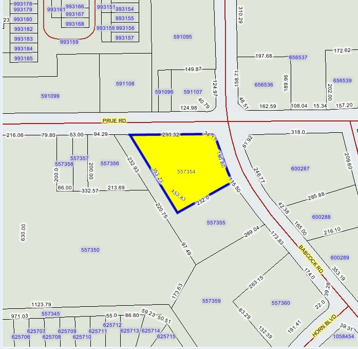 6392 Babcock Rd, San Antonio, TX à vendre Plan cadastral- Image 1 de 1