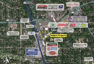 1310-1348 Shermer Rd, Northbrook, IL - AÉRIEN  Vue de la carte - Image1