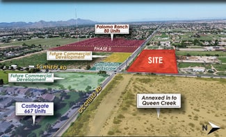 Plus de détails pour NWC Ocotillo Rd & Schnepf Rd, San Tan Valley, AZ - Terrain à vendre