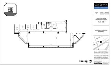 1545 Carling Ave, Ottawa, ON for lease Floor Plan- Image 1 of 1