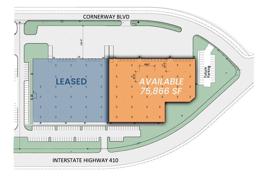 8562 NE Loop 410, San Antonio, TX for lease - Site Plan - Image 2 of 4