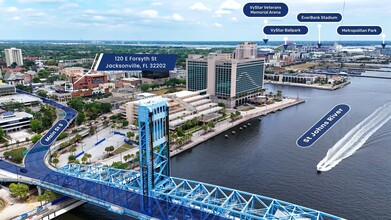 120 E Forsyth St, Jacksonville, FL - Aerial  map view - Image1