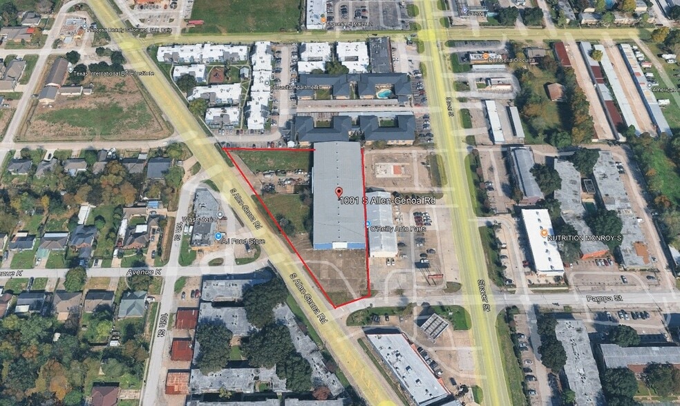 1001 Allen Genoa Rd, South Houston, TX for lease - Aerial - Image 3 of 3