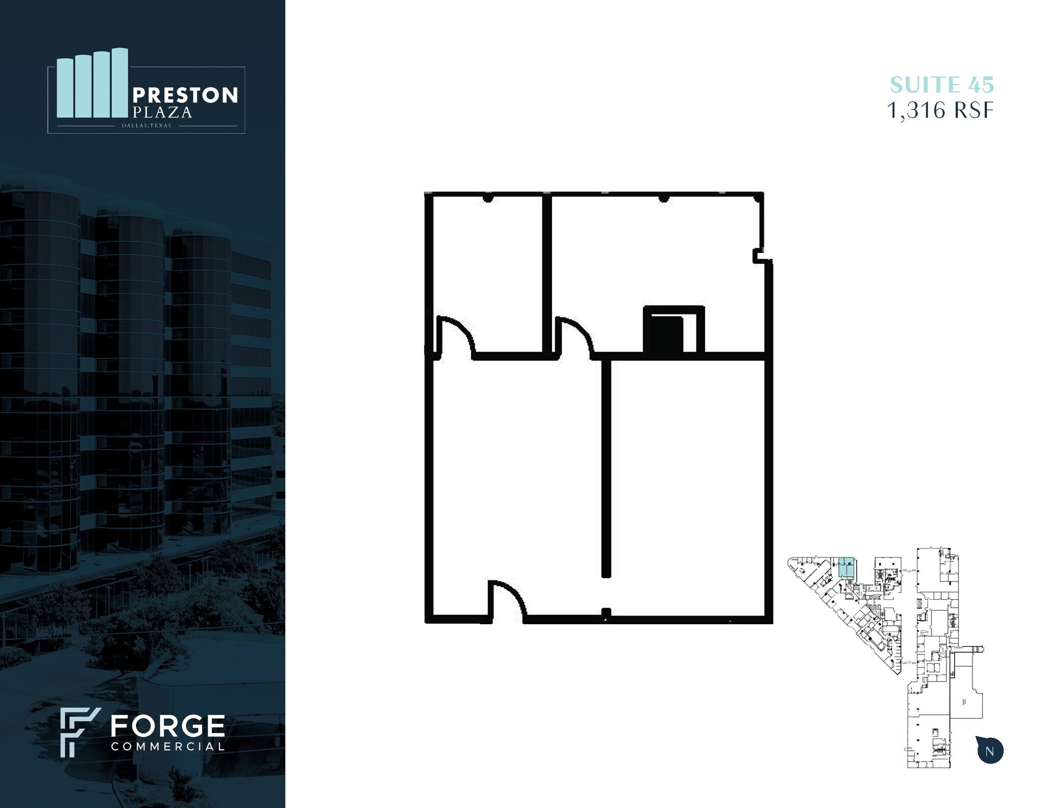 17950 Preston Rd, Dallas, TX for lease Floor Plan- Image 1 of 1