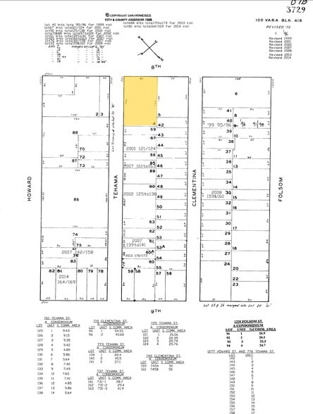 230-236 8th St, San Francisco, CA for lease - Plat Map - Image 2 of 47