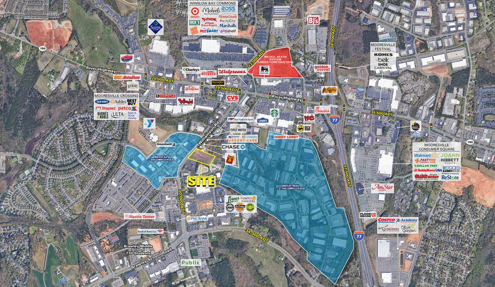 185 Williamson Rd, Mooresville, NC for sale - Aerial - Image 2 of 4