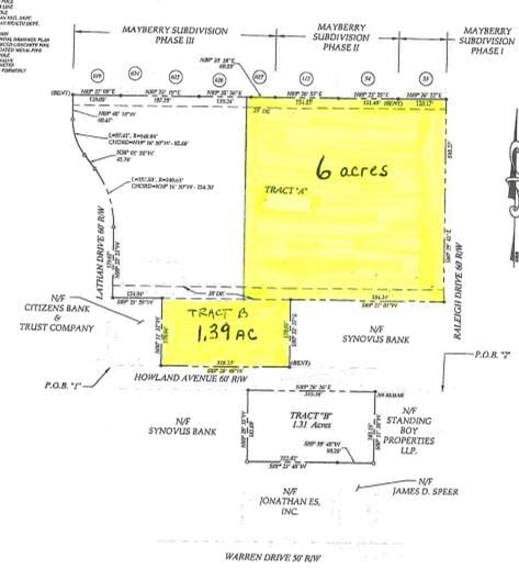 Latham Drive, Warner Robins, GA for sale - Plat Map - Image 3 of 3