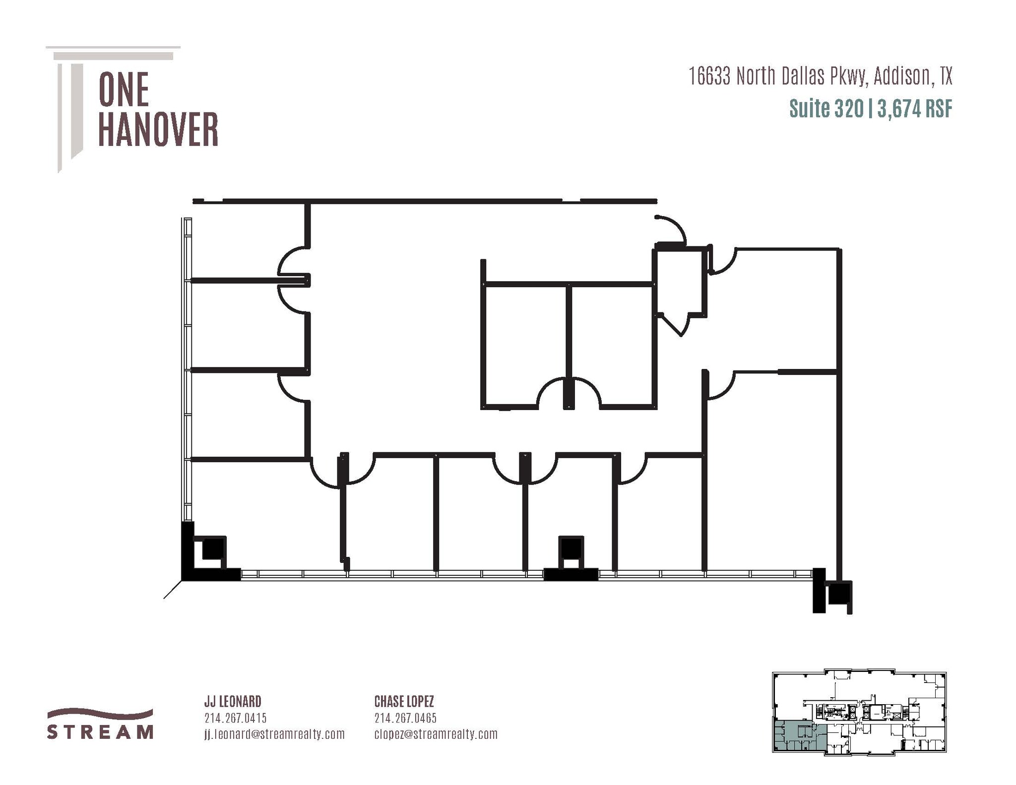 16633 N Dallas Pky, Addison, TX à louer Plan d  tage- Image 1 de 1